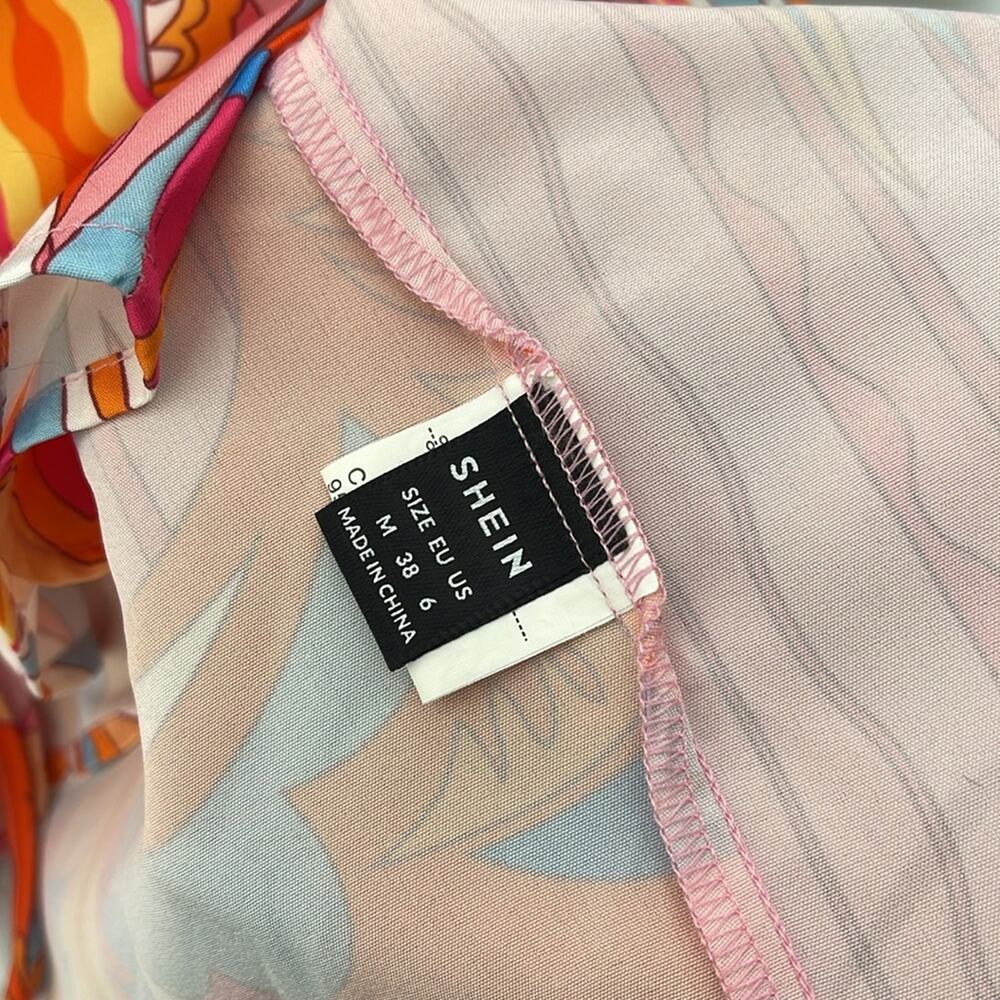 Shein Colorful Multicolored Patterned Two Piece B… - image 2